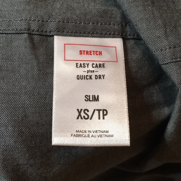 Grey Slim 1MX Dress Shirt - Picture 4 of 4